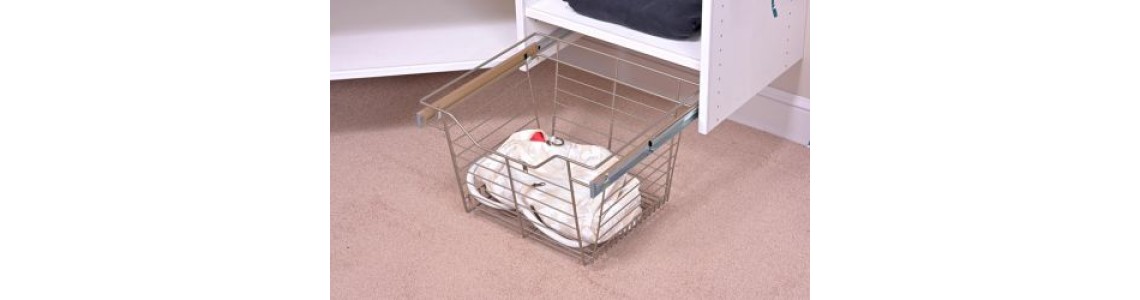 What To Know About Closet Pull-Out Trays and Baskets What To Know About Closet Pull-Out Trays and Baskets