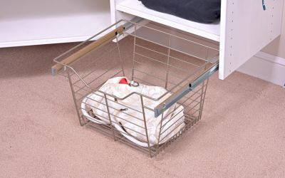 What To Know About Closet Pull-Out Trays and Baskets