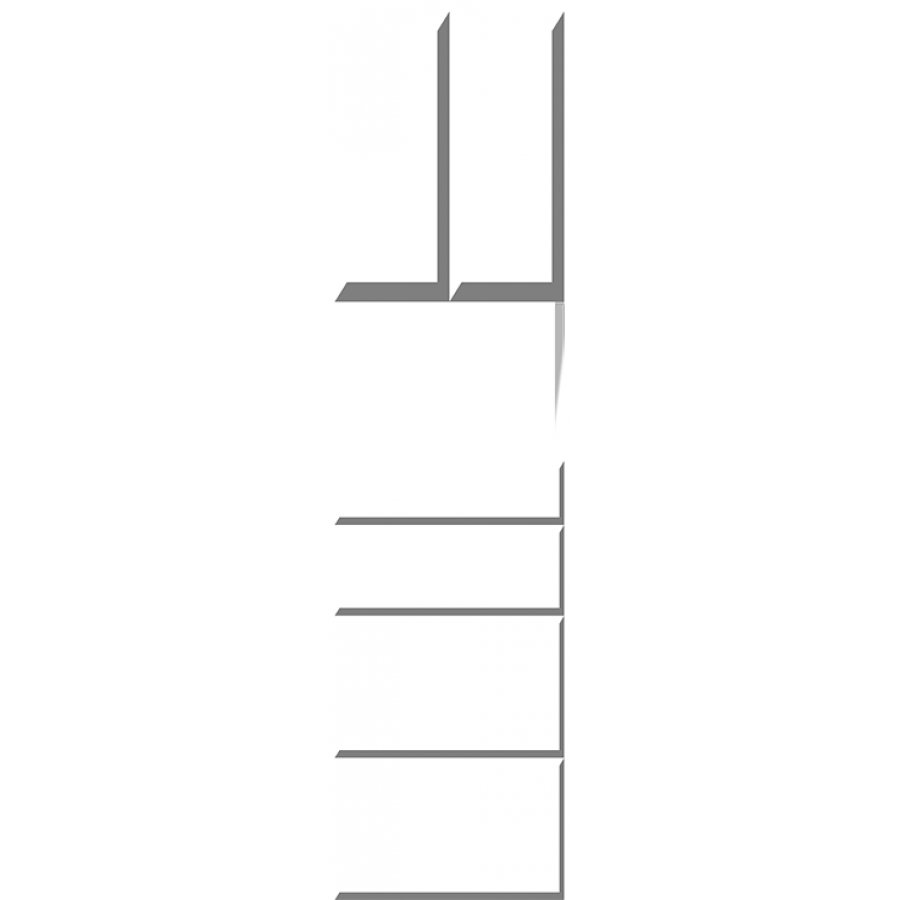 Master Slee Stack master stack 4 drawer 2 door 3 shelves